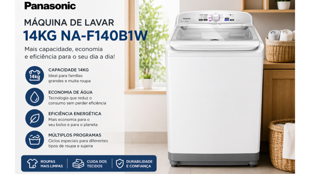 Máquina de Lavar Panasonic