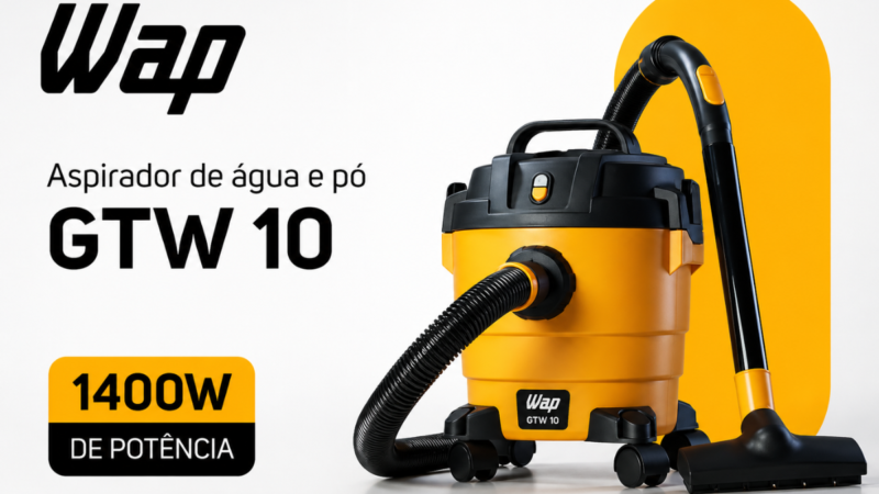 Aspirador de Pó e Água WAP GTW 10 é Bom? Review Completo + Vale a Pena em 2026