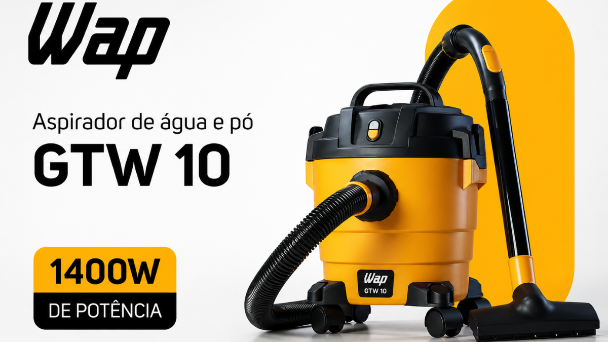 Aspirador de Pó e Água WAP GTW 10 é Bom? Review Completo + Vale a Pena em 2026
