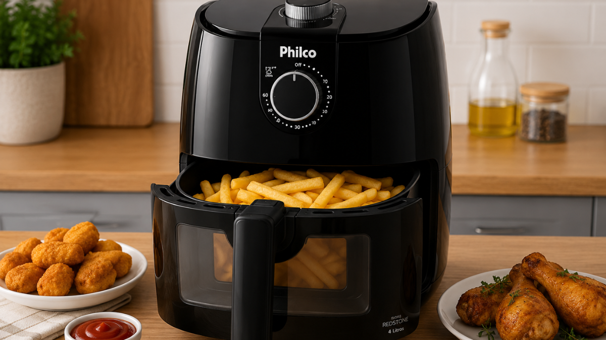 Air Fryer Philco 4L Revestimento Redstone 1500W PAF40A 127V: Vale a Pena Comprar em 2026?