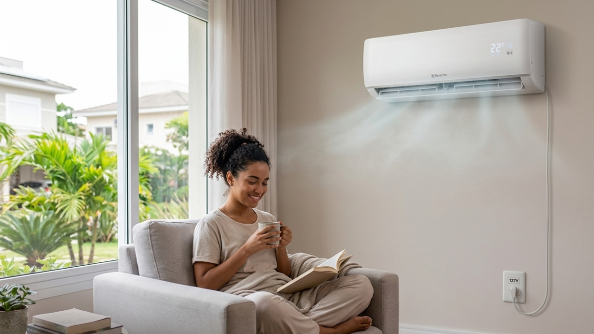 Resenha Sincera: Ar Condicionado Split Hi Wall Fontaine 12000 BTU/h Frio FCST12F – 127 Volts é bom mesmo?