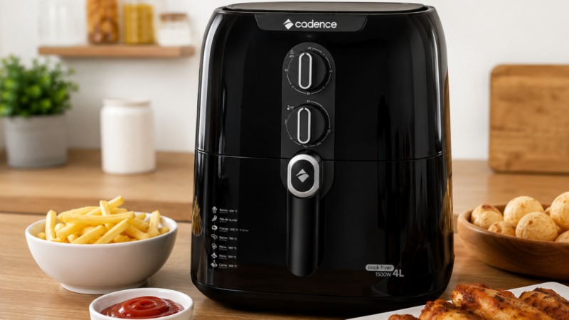 Fritadeira Sem Óleo 4L Cadence Cook Fryer 127V Vale a Pena em 2026? Minha Análise Completa