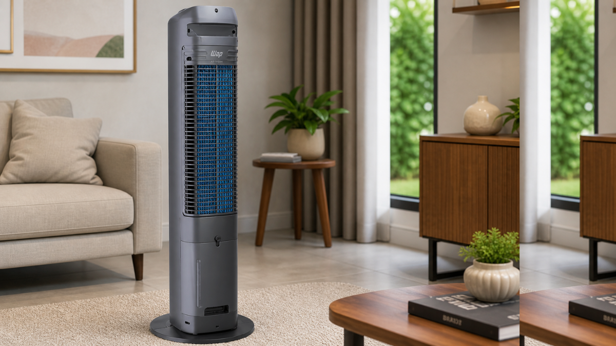 Climatizador de Ar WAP Air Fresh 4 em 1 de Torre Cor Cinza: Vale a Pena Comprar?