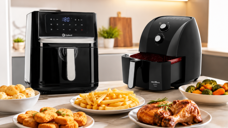 Melhores Air Fryers para Quem Busca Melhor Acabamento em 2026: Gallant GFE05 ou Britânia BFR50?