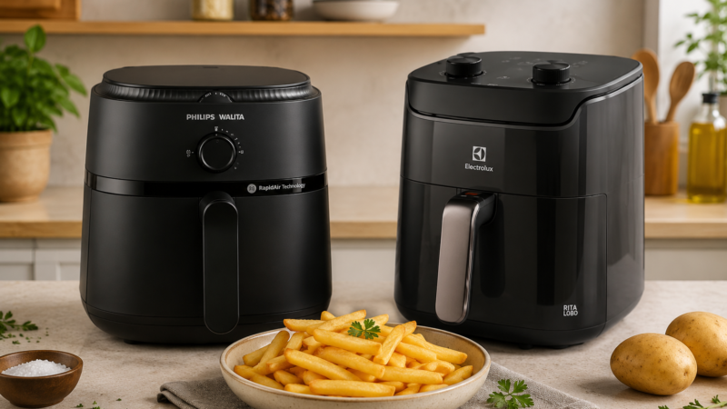 Melhores Air Fryers para Cozinhar Mais Rápido em Casa em 2026: Philips Walita ou Electrolux?