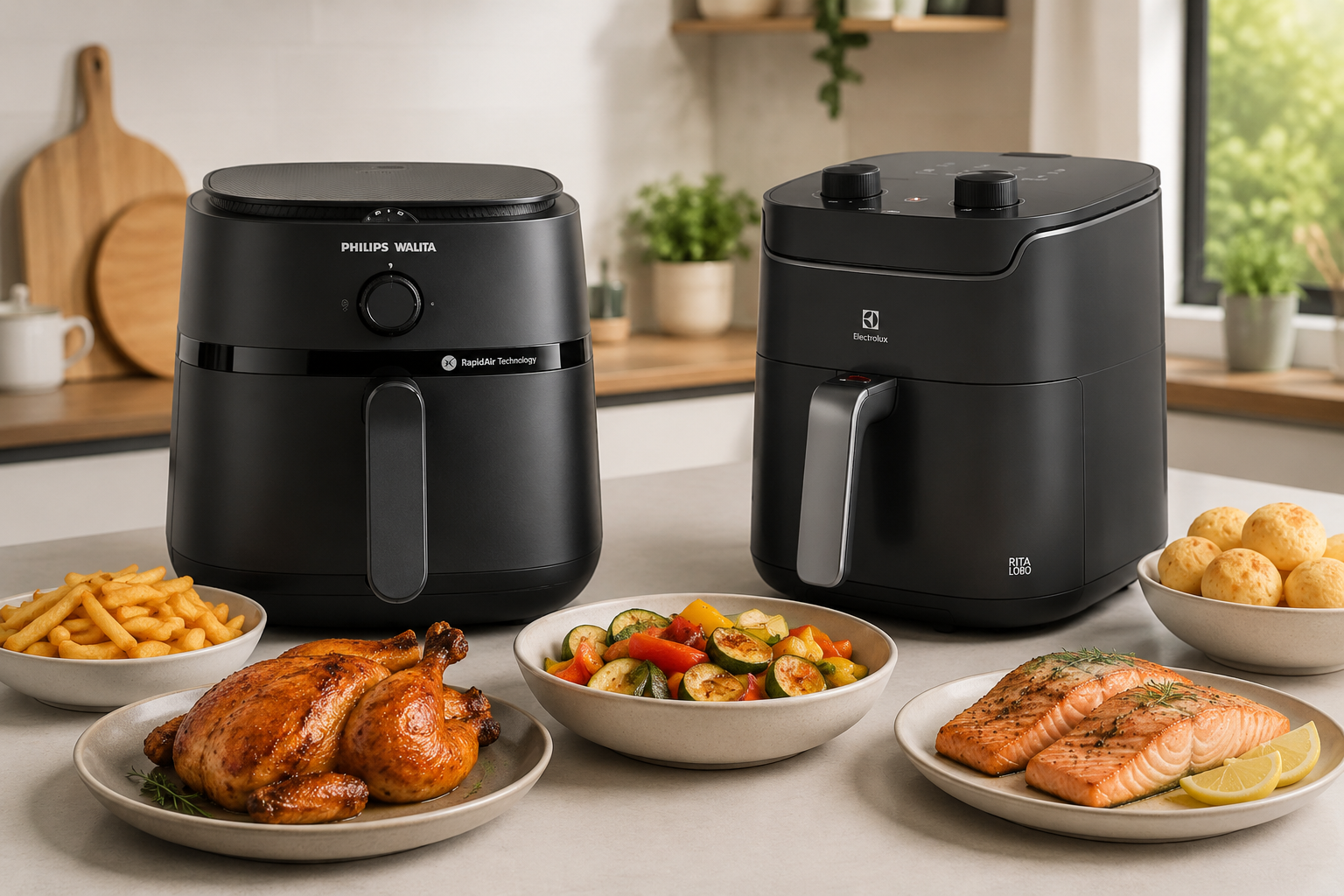 Melhores Air Fryers para Preparar Frango Assado Sem Sujeira em 2026: Philips Walita ou Electrolux?