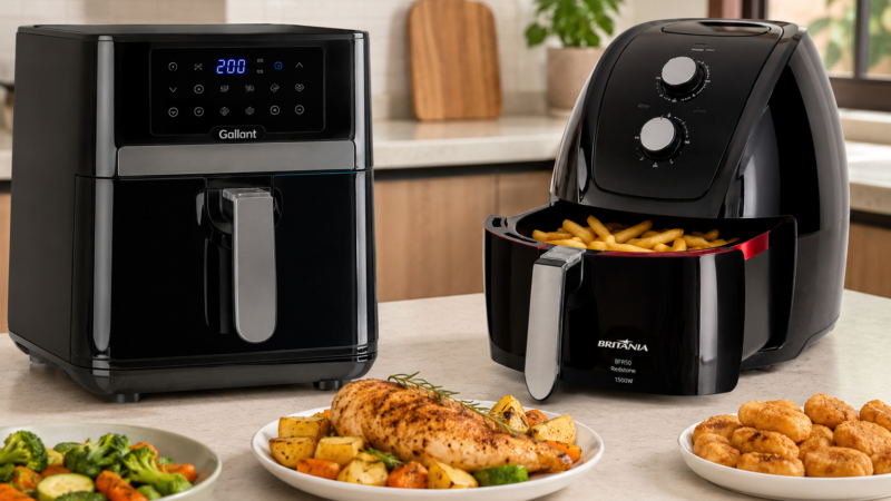 Melhores Air Fryers para Quem Busca Praticidade no Dia a Dia em 2026: Gallant GFE05 ou Britânia BFR50?