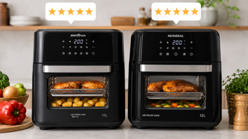 Melhores Air Fryers Oven para Quem Busca Melhor Acabamento