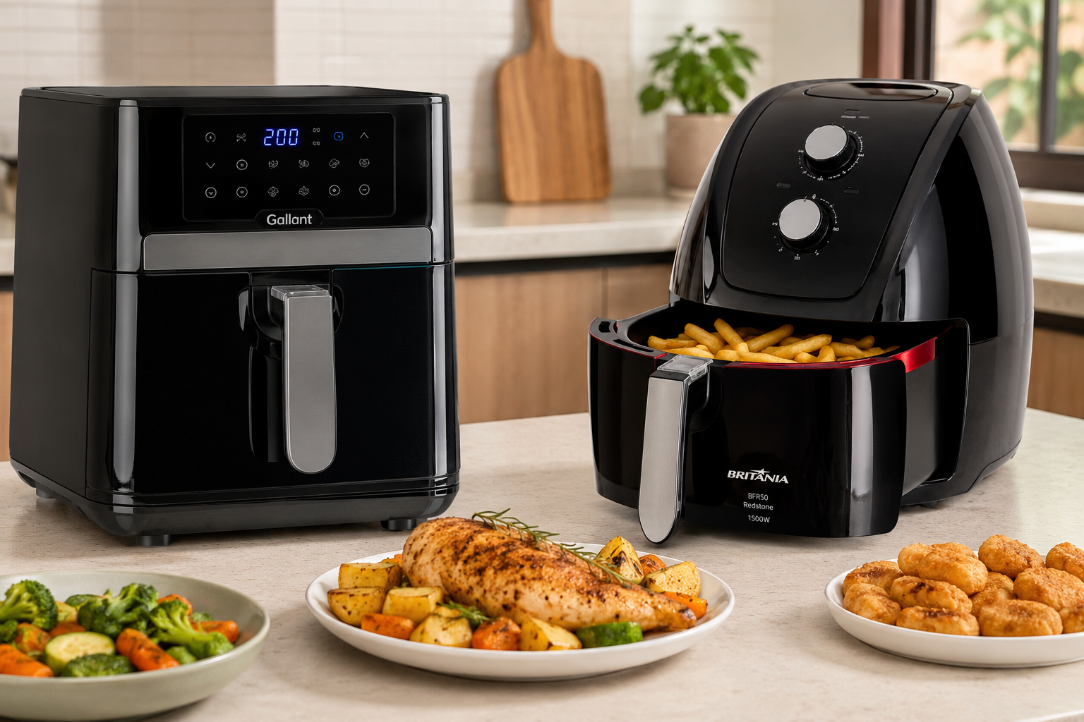 Melhores Air Fryers para Quem Busca Praticidade no Dia a Dia em 2026: Gallant GFE05 ou Britânia BFR50?