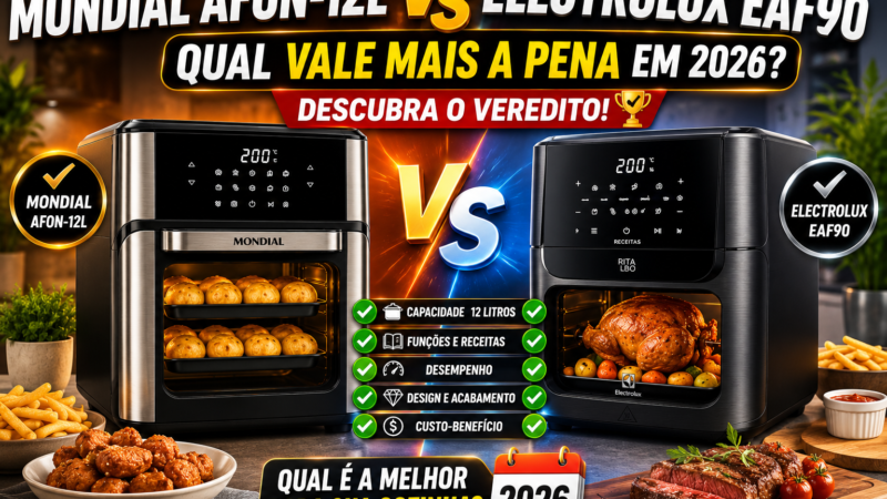 Mondial AFON-12L vs Electrolux EAF90: Qual Vale Mais a Pena em 2026? Descubra o Veredito!