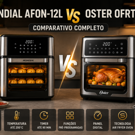 Mondial AFON-12L vs Oster OFRT780 Qual a melhor? Análise Sincera de Quem Testou os Dois Fornos Oven