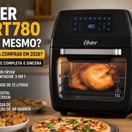 Fritadeira Oven Fryer 3 em 1 Oster OFRT780 é Boa Mesmo? Vale a Pena Comprar com Desconto em 2026?