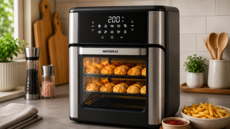 Melhor Air Fryer da Mondial: Descubra Tudo Sobre a Incrível Fritadeira Forno Oven 12L!