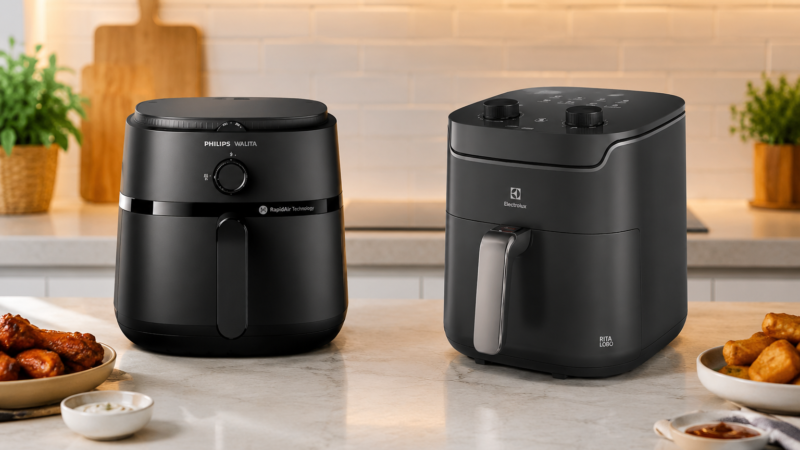Melhores Air Fryers para Preparar Legumes Assados em 2026: Philips Walita ou Electrolux?
