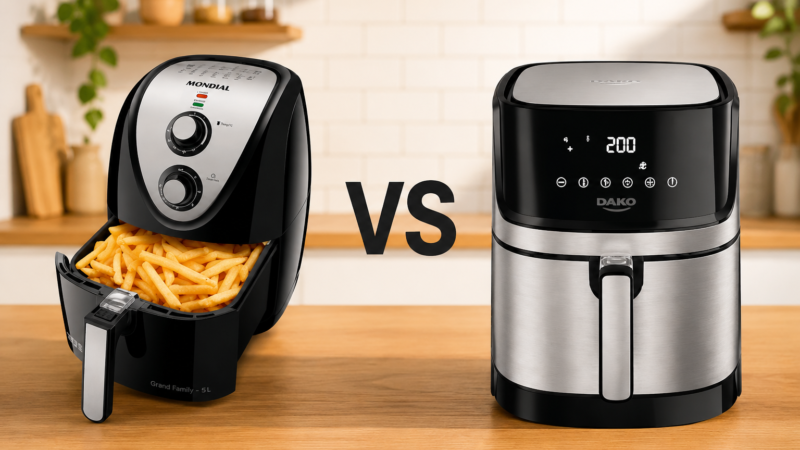 Mondial AFN-50-BI ou Dako 5L: Qual Faz Batata Frita Mais Crocante?