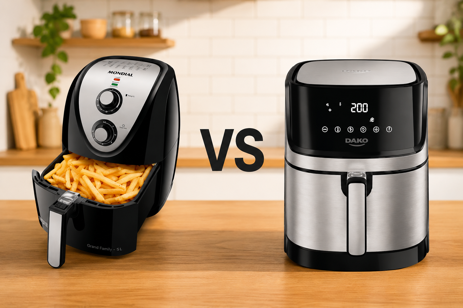 Mondial AFN-50-BI ou Dako 5L: Qual Faz Batata Frita Mais Crocante?