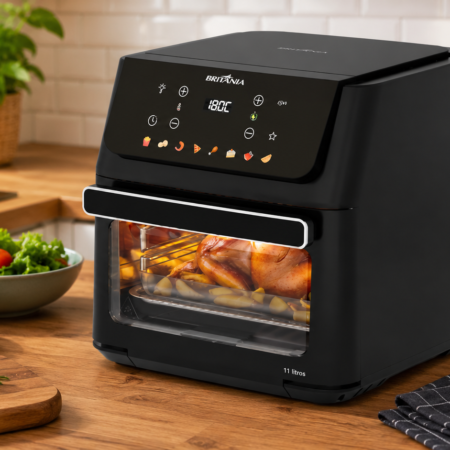 Air Fryer Oven Britânia 11L 1800W BAF11A Vale a Pena para Quem Cozinha Todos os Dias?