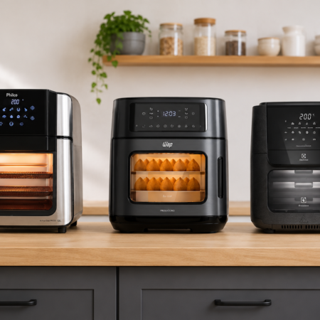 Air Fryer Oven de 12L ou 15L: Como escolher a capacidade ideal para a sua cozinha?