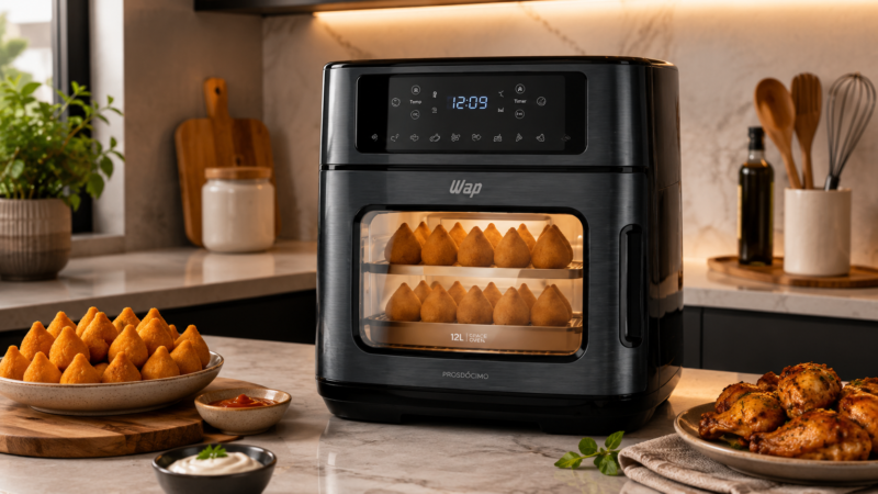 Air Fryer Oven Black INOX WAP WAOD2 12L Vale a Pena em 2026? O Veredito