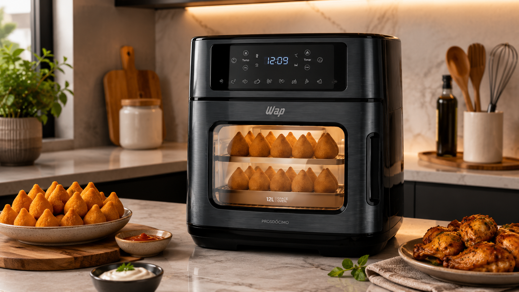 Air Fryer Oven Black INOX WAP WAOD2 12L Vale a Pena em 2026? O Veredito