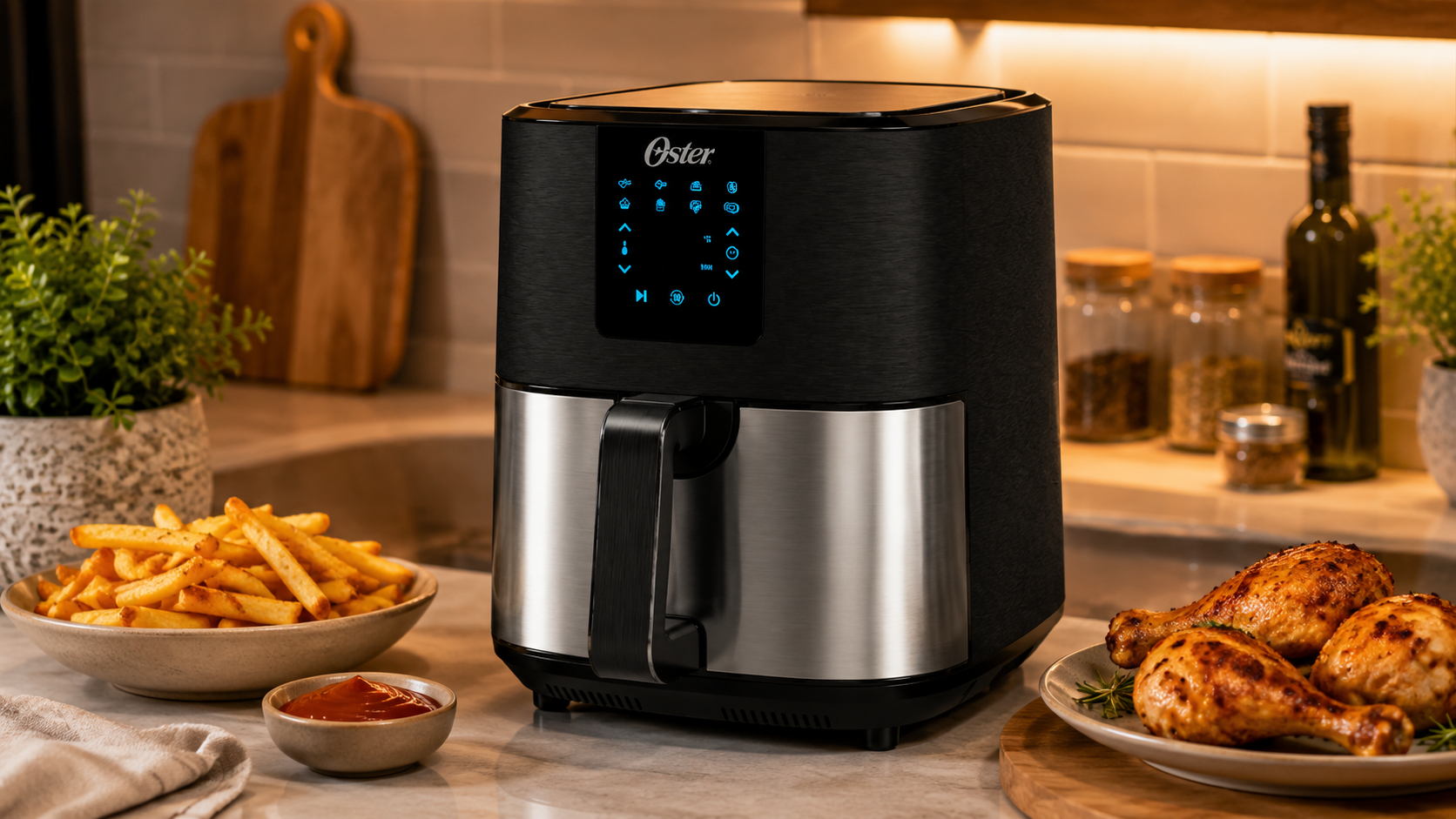 Como Limpar a Fritadeira Digital Inox 4,8L Oster Sem Danificar o Antiaderente e o Inox
