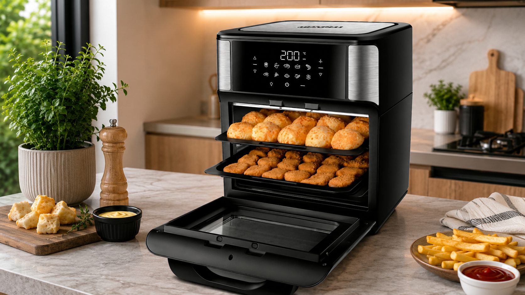 Air Fryer Forno Oven 12L Mondial 2200W É Boa Para Famílias Grandes?