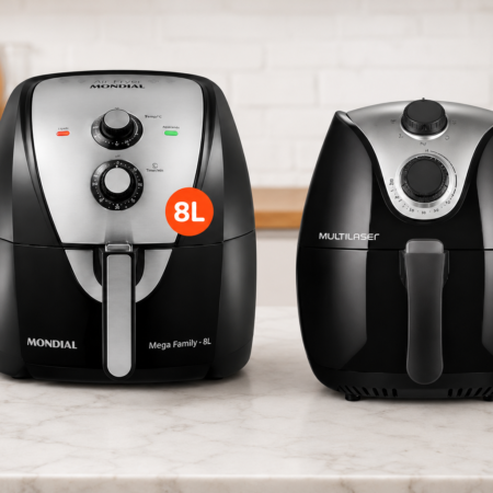 Qual Air Fryer Comprar em Promoção: Mondial AFN-80-BI ou Multilaser CE021?