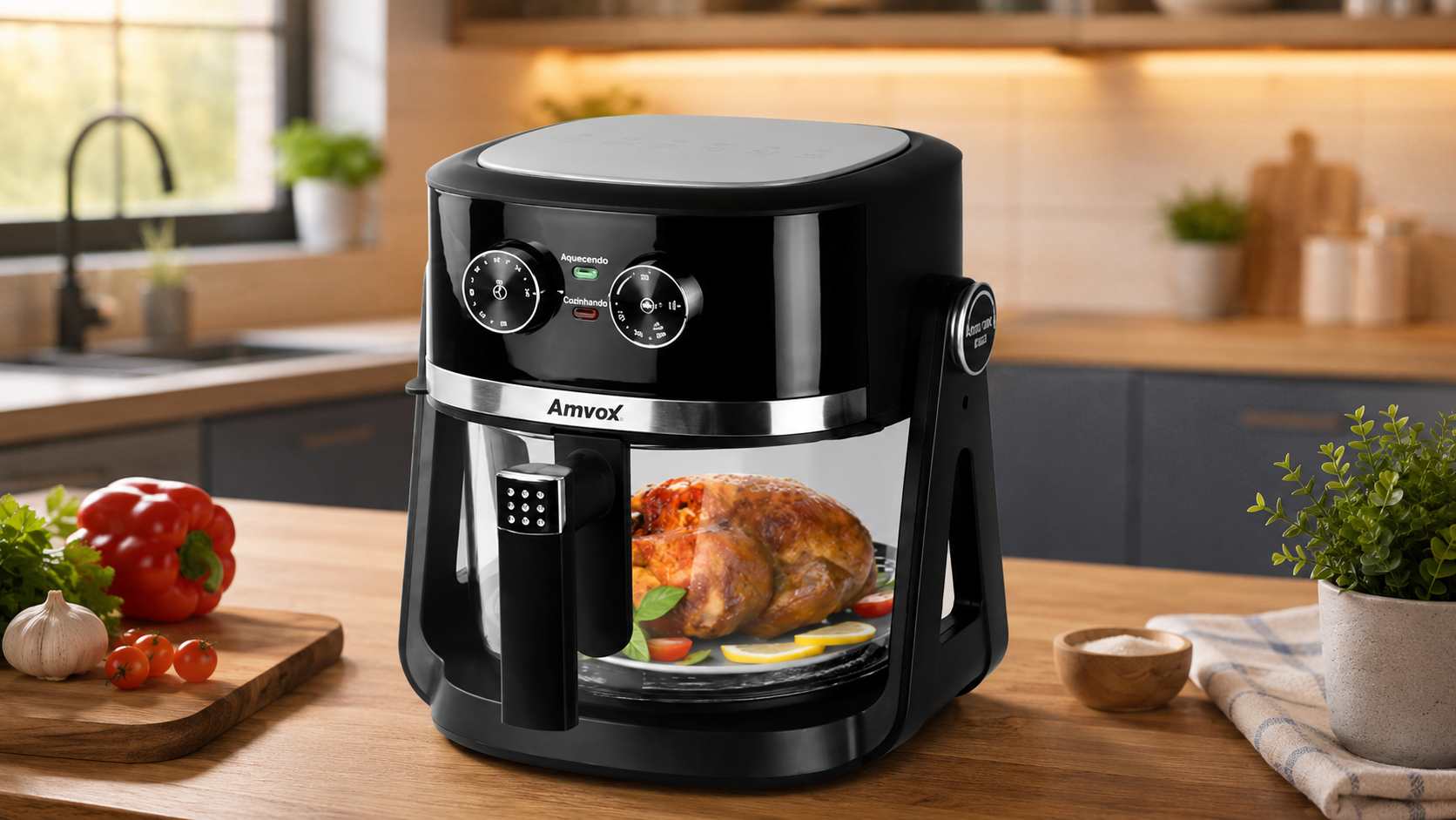 Fritadeira Elétrica com Cesto de Vidro Amvox ARF 1150 Vale a Pena em 2026?