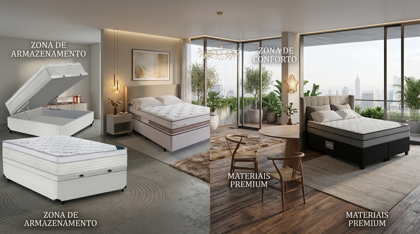 Melhores Camas Box King Size: Castor King Premium Vale a Pena?